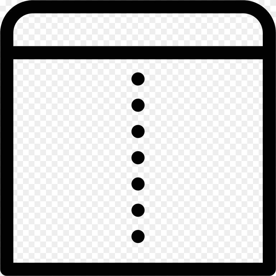 Horizontal Docking Icon Parallel, Gray Free Transparent Png