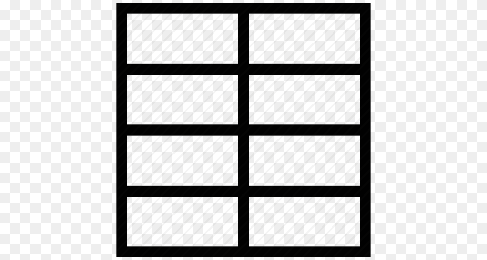 Horizontal Grid Layout, Grille, Home Decor Free Png