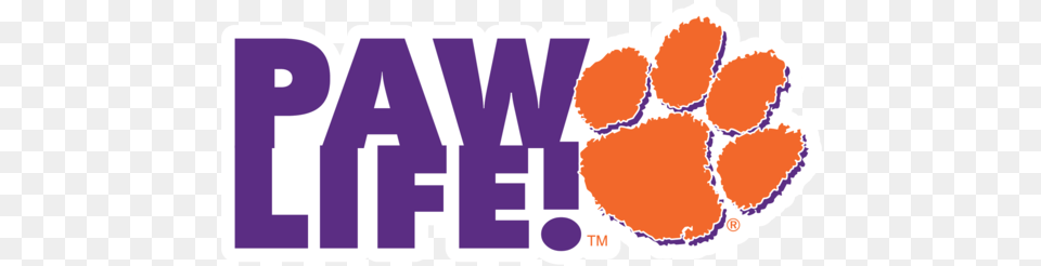 Horizontal With Paw Clemson, Body Part, Hand, Person Free Png Download
