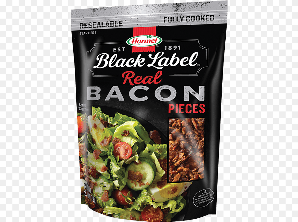 Hormel Black Label Bacon Pieces, Food, Lunch, Meal, Produce Png Image