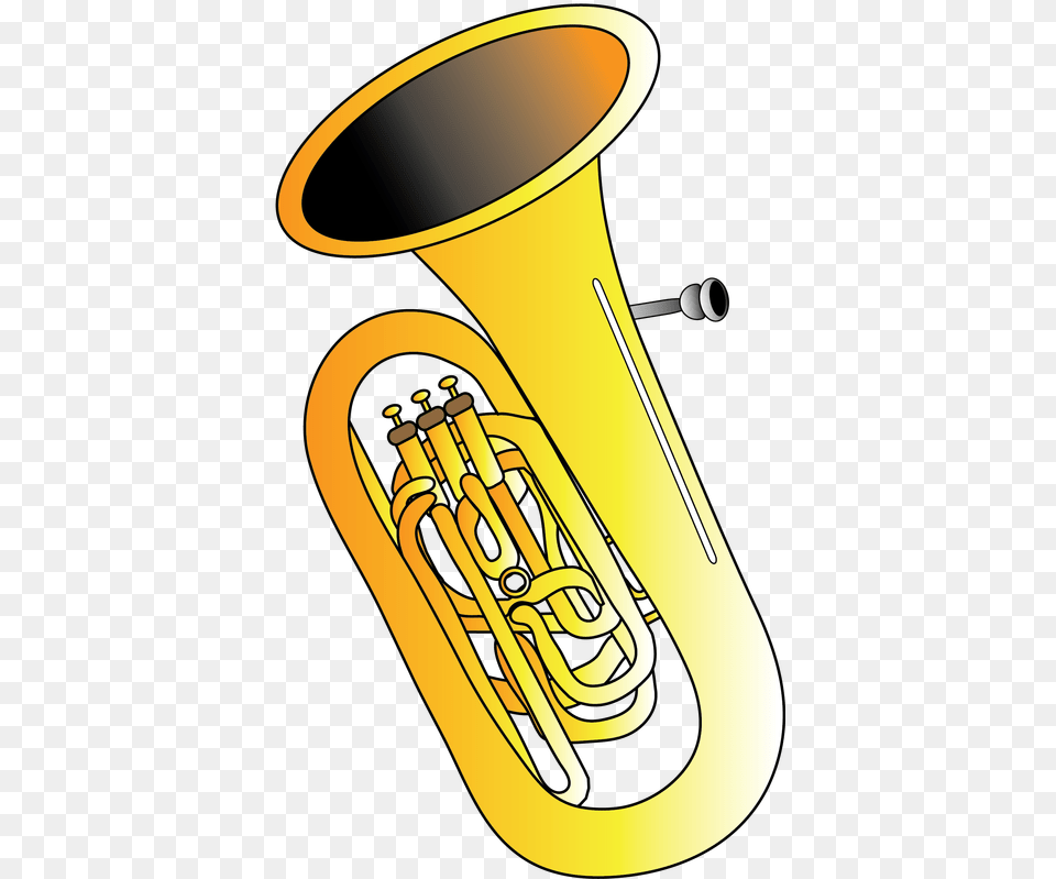 Horn Clipart Tuba Tuba Clipart, Brass Section, Musical Instrument, Ammunition, Grenade Png Image