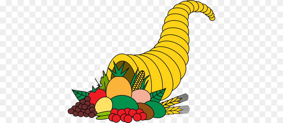Horn With Crops, Banana, Food, Fruit, Plant Free Png