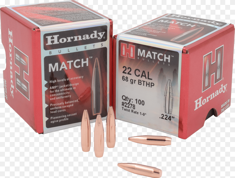 Hornady Match Rifle Bullets Bullet Free Png