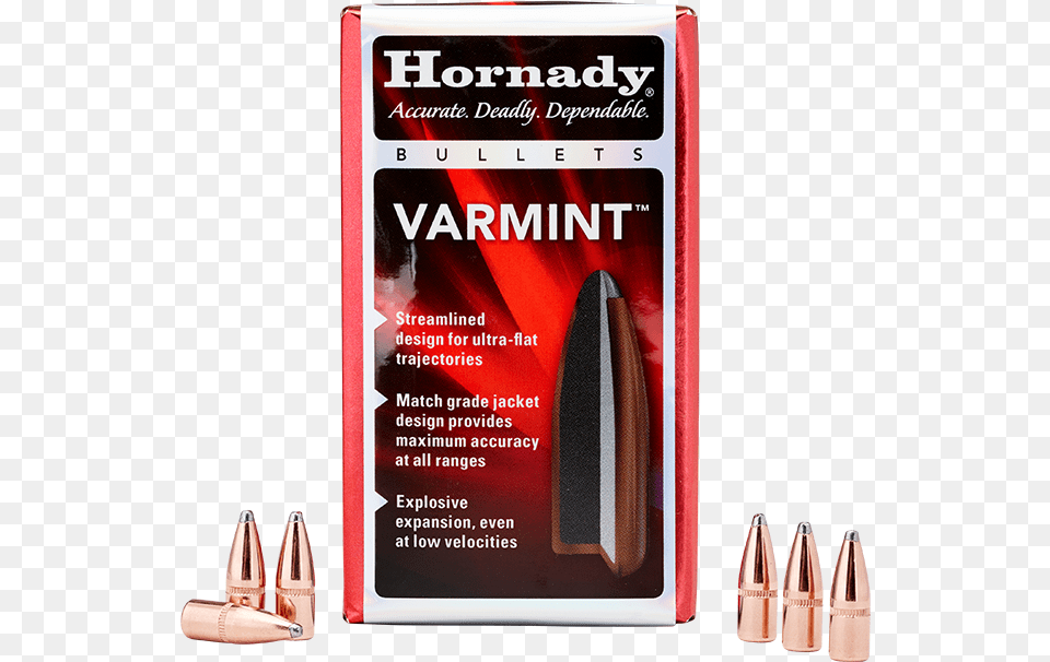 Hornady Varmint Sp, Ammunition, Weapon, Bullet Png Image