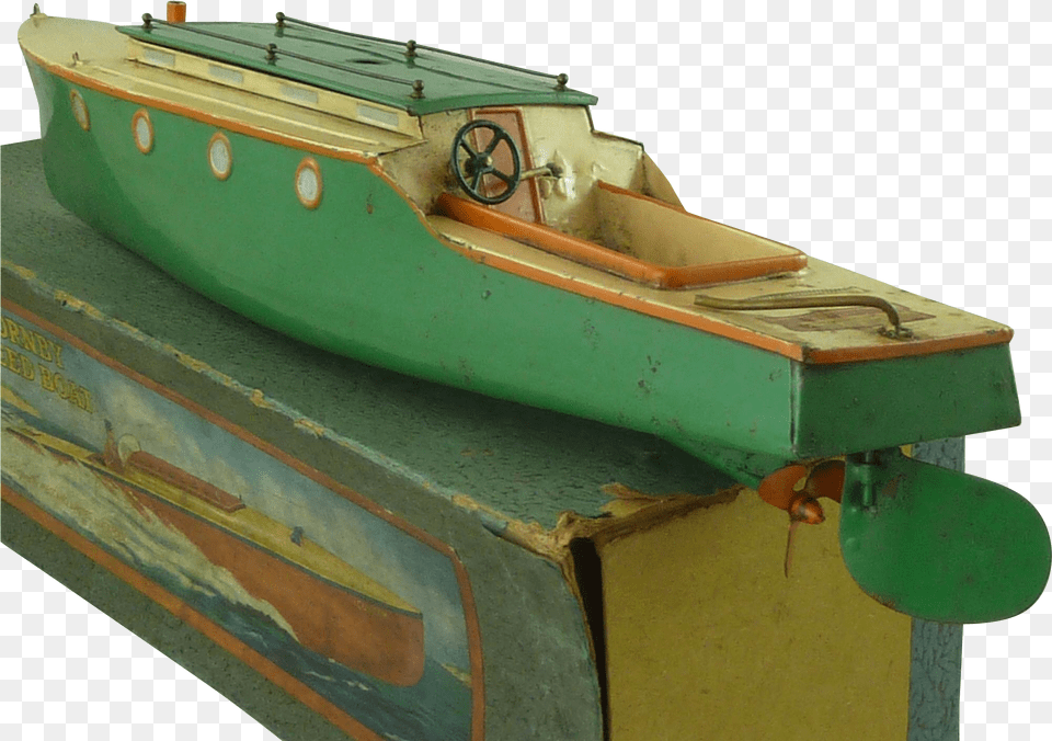 Hornby Clockwork Boat Speed, Transportation, Vehicle, Watercraft, Machine Free Png Download