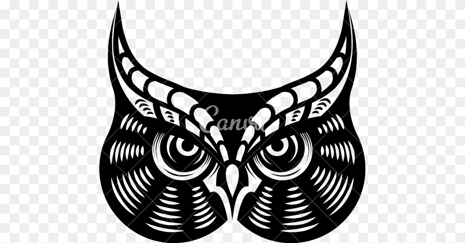 Horned Owl Clipart Icon, Text, Electronics Free Png Download