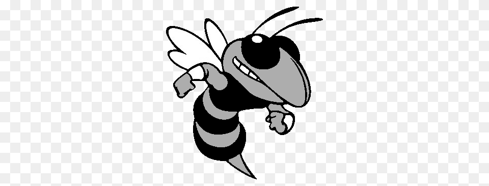 Hornet Clip Art, Stencil, Clothing, Hat, Baby Free Png Download