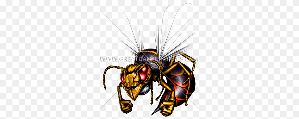 Hornet Production Ready Artwork For T Shirt Printing, Animal, Bee, Insect, Invertebrate Free Png