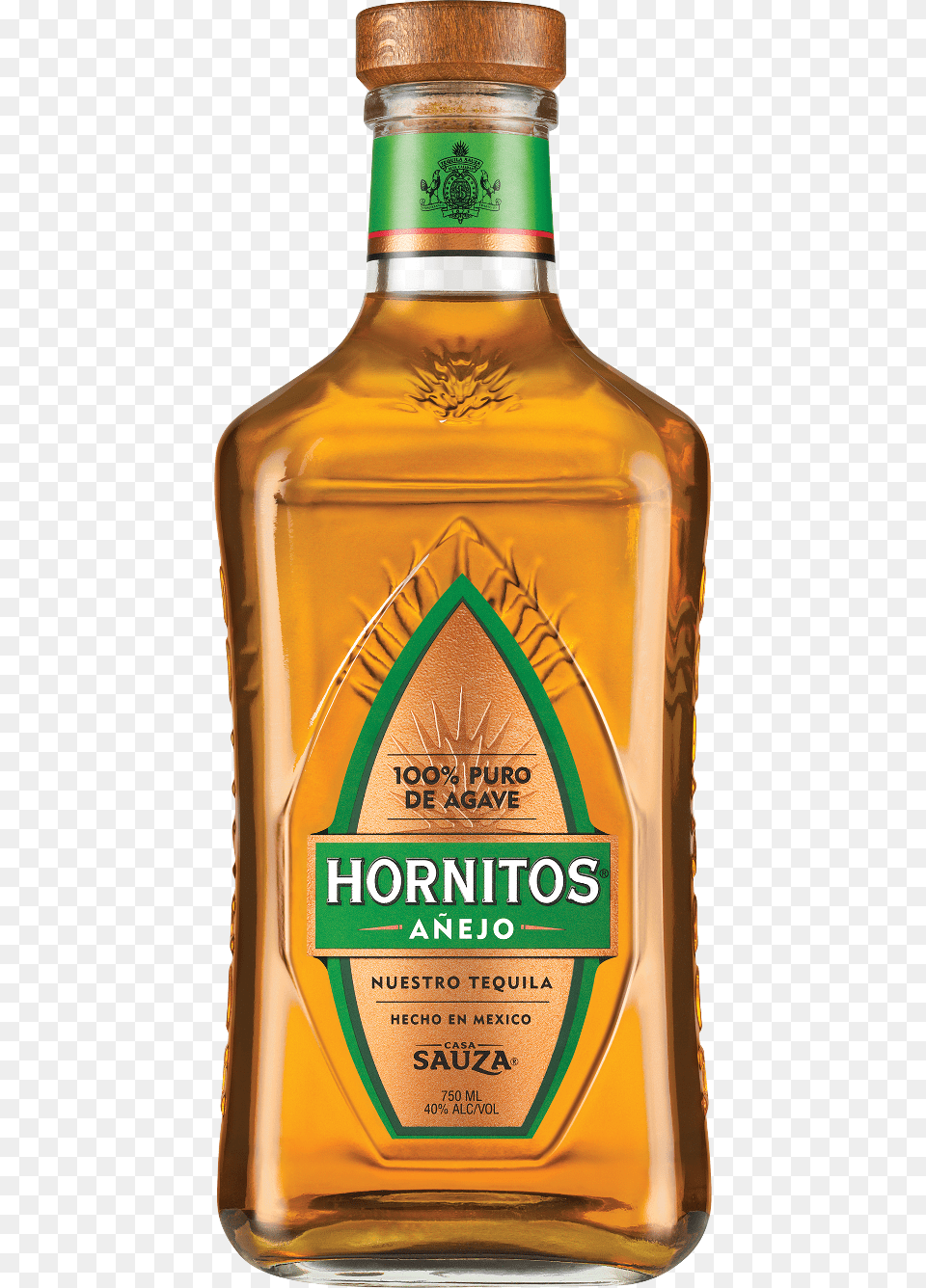 Hornitos Anejo Aged Tequila Bottle Hornitos Anejo Tequila, Alcohol, Beverage, Liquor, Beer Png