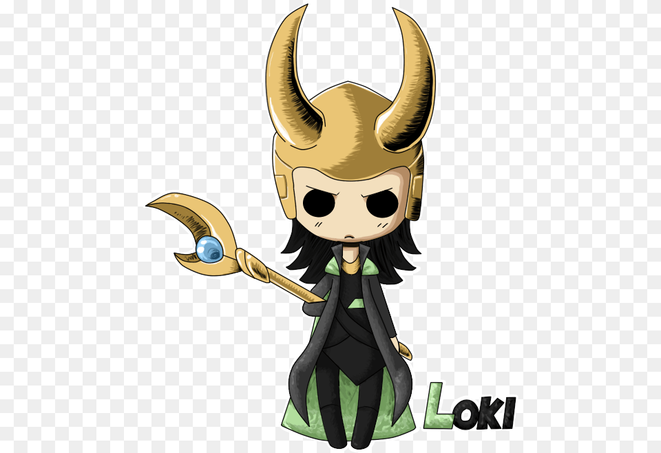 Horns Vector Loki Picture Royalty Library Loki Chibi, Face, Head, Person, Animal Free Png Download