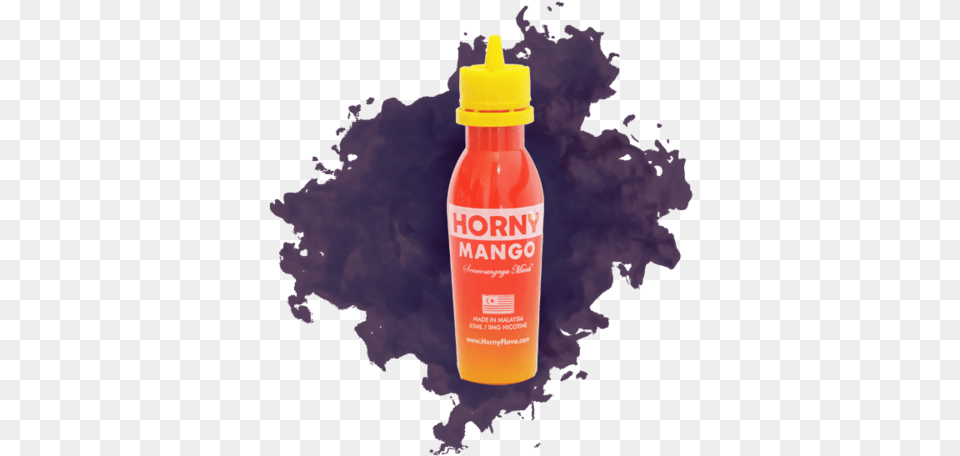 Horny Flava Horny Mango Electronic Cigarette, Food, Ketchup, Bottle Free Png