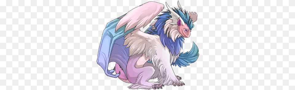 Hororin Vs Arcanine Florian Eliza Fairy Puck Cute Fluffy Anime Dragon, Animal, Bird, Person, Vulture Free Png Download