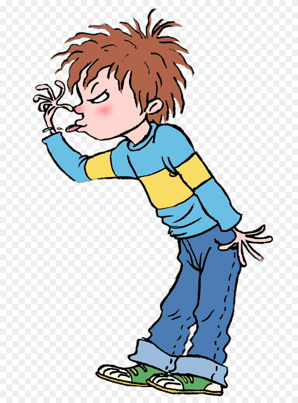 Horrid Henry Sticking Out Tongue, Baby, Person, Pants, Publication Free Png Download