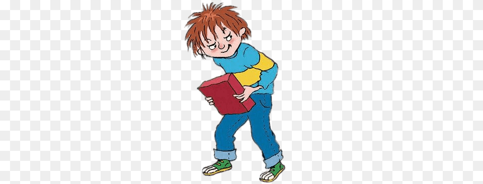 Horrid Henry With Book, Baby, Person, Comics, Publication Free Transparent Png