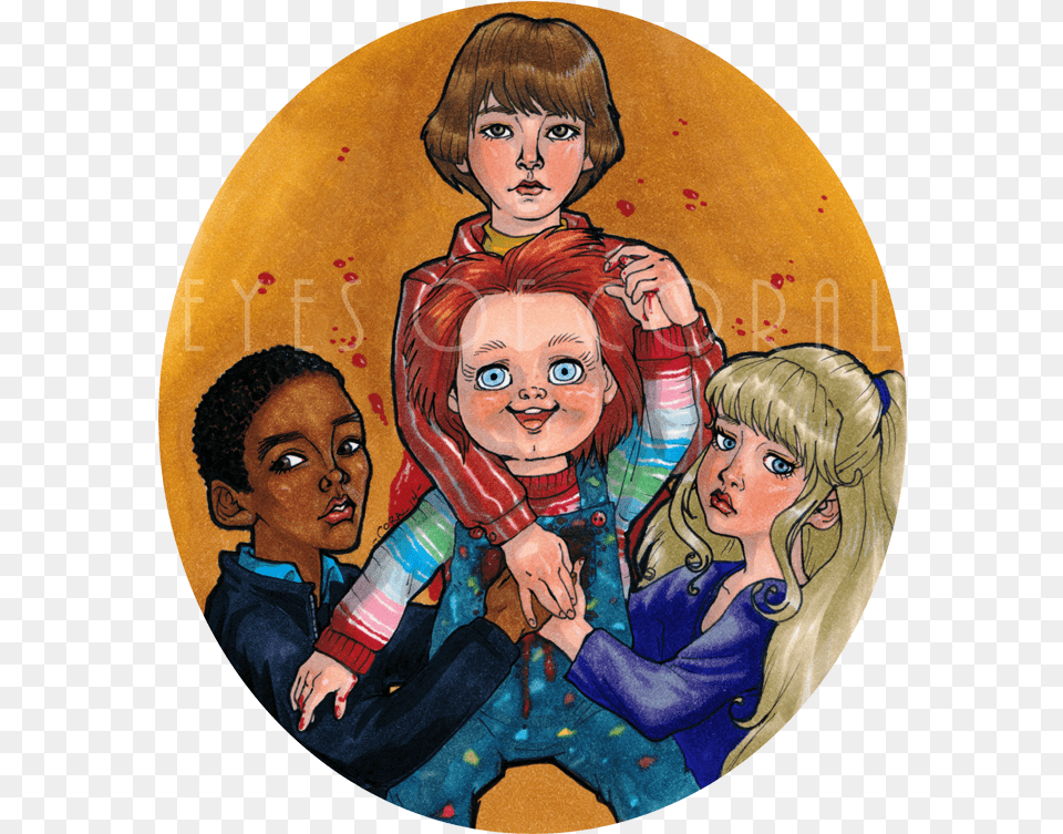 Horror Art Horror Movies Child Doll Play Story Horror Movie Doll Fan Art, Publication, Photography, Book, Comics Free Transparent Png