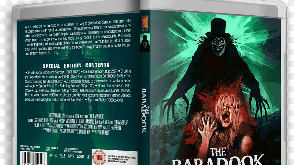 Horror Babadook Blu Ray, Publication, Book, Person, Man Free Png