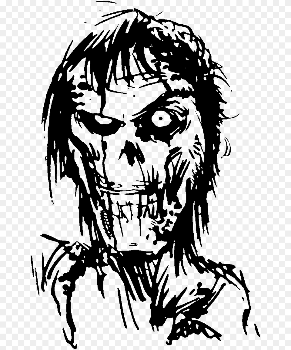 Horror Face, Art, Drawing, Adult, Male Free Transparent Png
