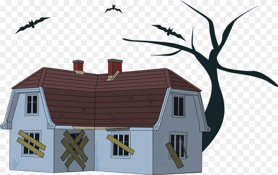 Horror House Cliparts, Architecture, Building, Cottage, Housing Png Image