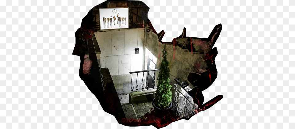 Horror House Nowy, Handrail, Plant, Outdoors, Nature Png Image