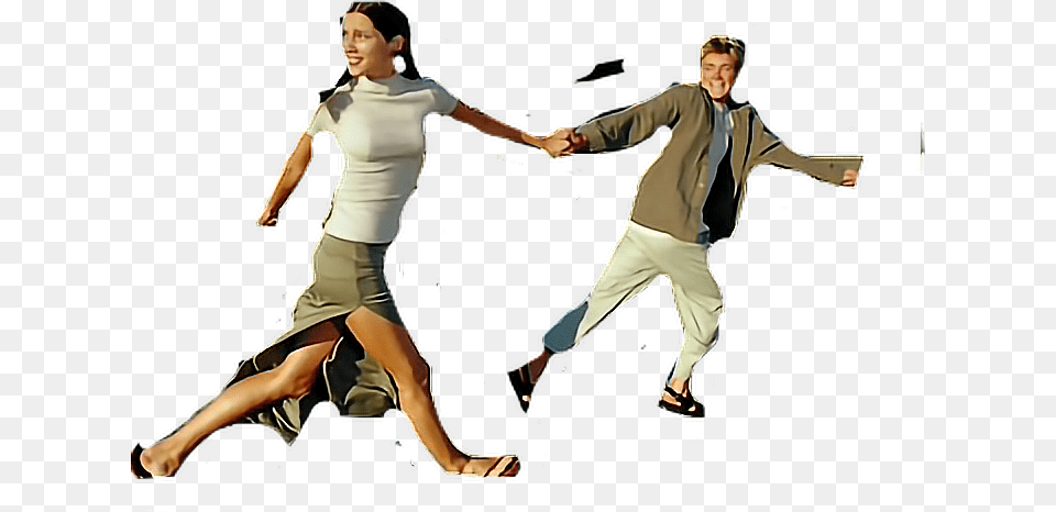 Horror Running Fear Freetoedit People Running In Fear, Adult, Person, Woman, Female Png