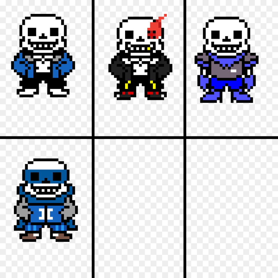 Horror Sans Pixel Art, Qr Code Png