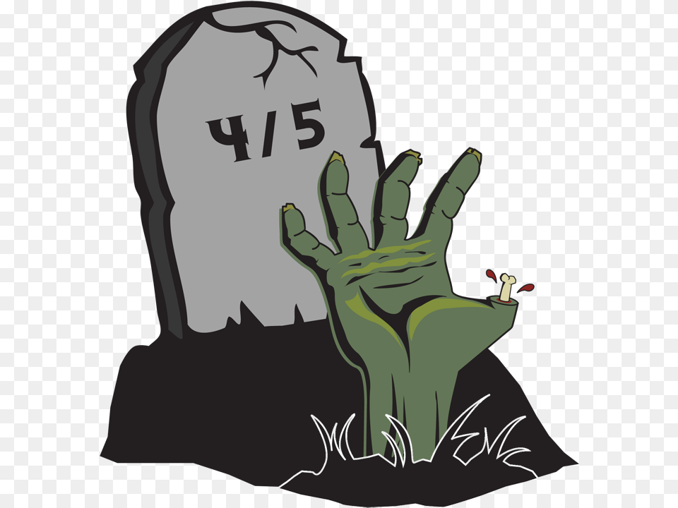 Horrorbound Ratingsystem4 Illustration, Person, Gravestone, Tomb, Body Part Png Image