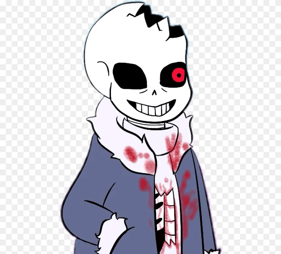 Horrortale Horror Horrorsans Undertale Cartoon, Baby, Person, Book, Comics Png Image