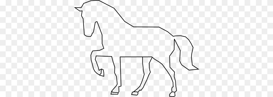 Horse Gray Free Png