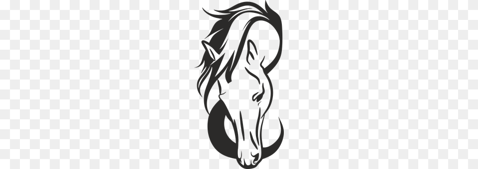 Horse Stencil, Smoke Pipe Free Png