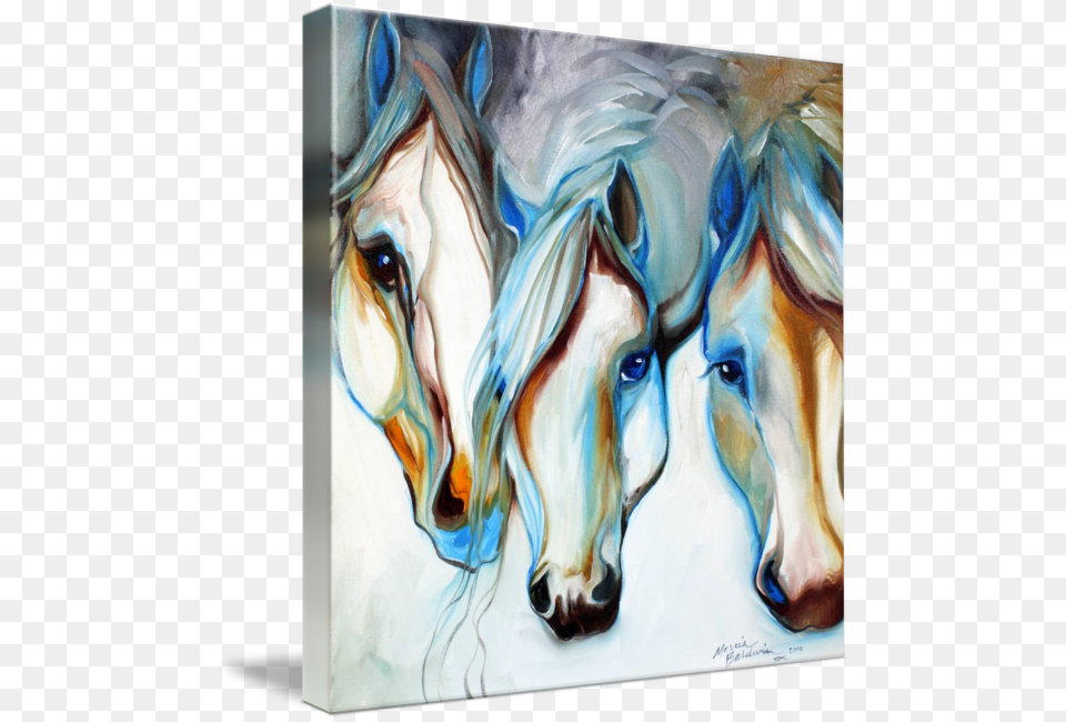 Horse Abstract Painting, Art, Canvas, Modern Art, Animal Png Image