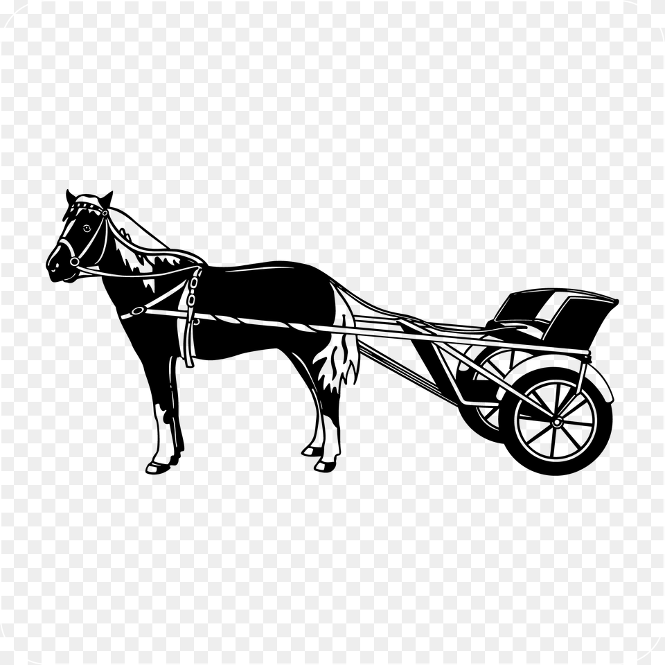 Horse Amp Carriage Decal Malvolio Melbourne Cup Winner, Horse Cart, Transportation, Vehicle, Wagon Free Transparent Png
