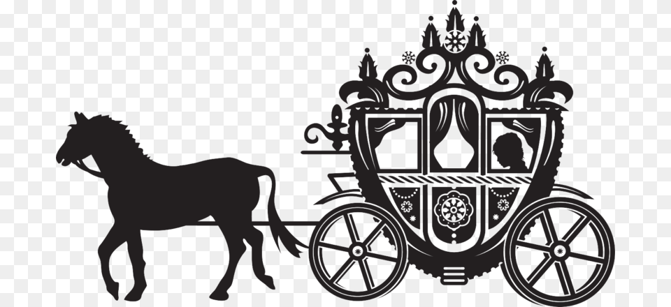 Horse And Carriage Cinderella Horse And Carriage Shirt, Vehicle, Transportation, Wheel, Machine Png