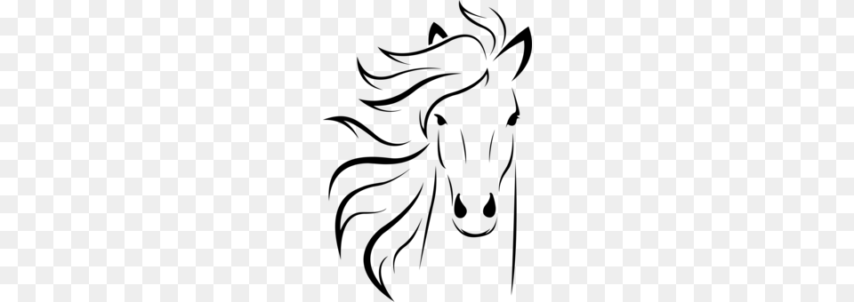 Horse Animal, Gray Free Png Download