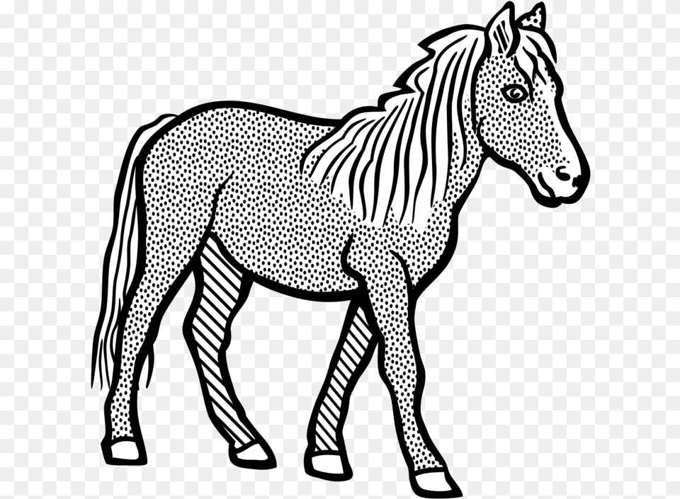 Horse Ausmalbild Coloring Book Unicorn Microsoft Word Clipart Black And White Horse, Animal, Mammal, Colt Horse Free Transparent Png