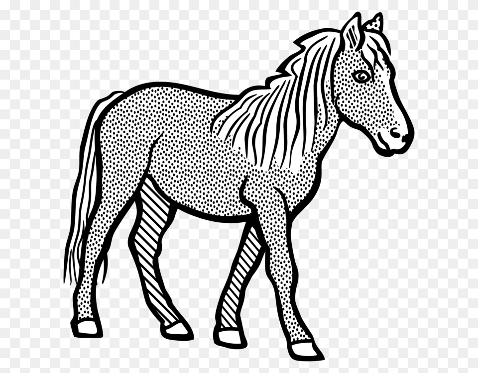 Horse Ausmalbild Coloring Book Unicorn Microsoft Word Animal, Mammal, Stencil Free Transparent Png