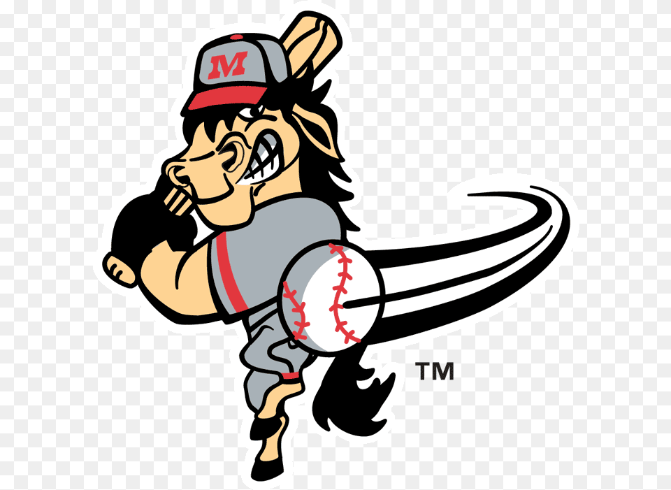 Horse Baseball Logo Billings Mustangs Baseball Logo, People, Person, Baby, Face Png