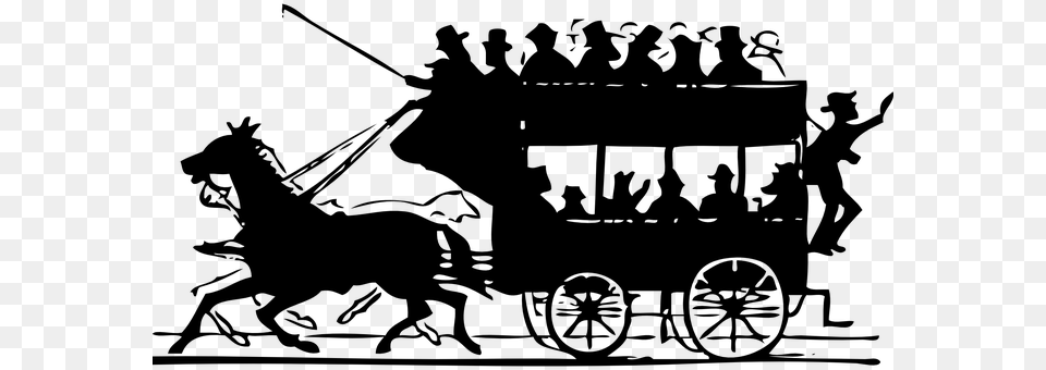 Horse Cart Gray Png