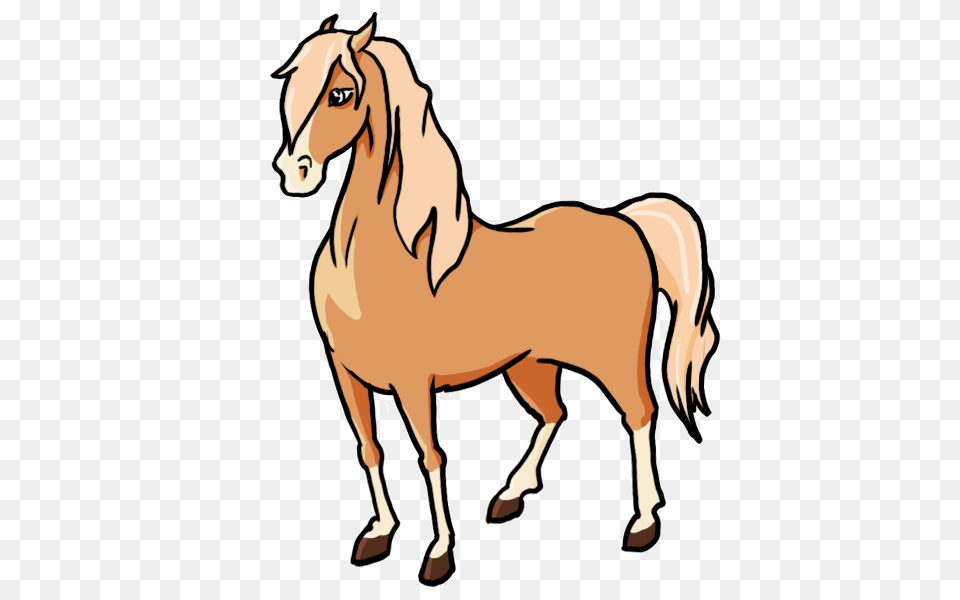 Horse Cartoon Image Group With Items, Animal, Colt Horse, Mammal Free Png Download