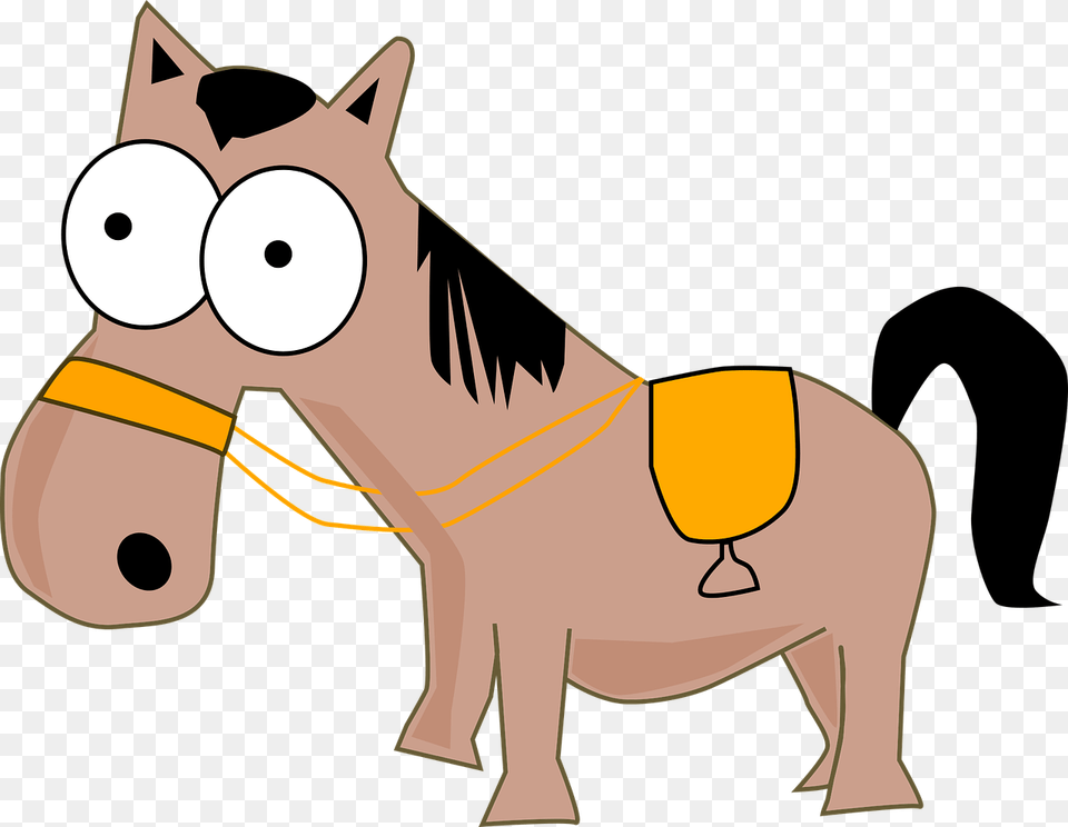 Horse Cartoon Vector, Animal, Mammal, Bear, Wildlife Free Transparent Png