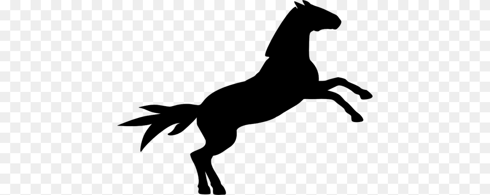 Horse Clipart, Gray Free Transparent Png
