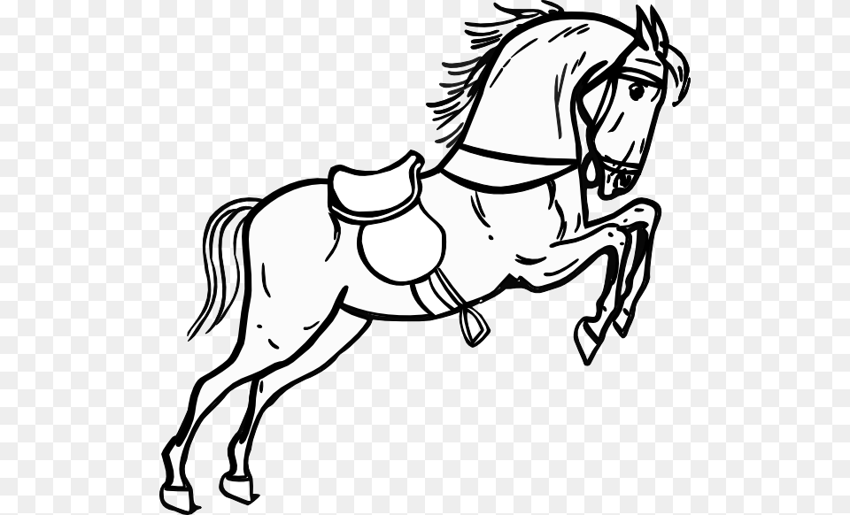 Horse Clipart Black And White Nice Clip Art, Adult, Person, Woman, Female Free Png Download