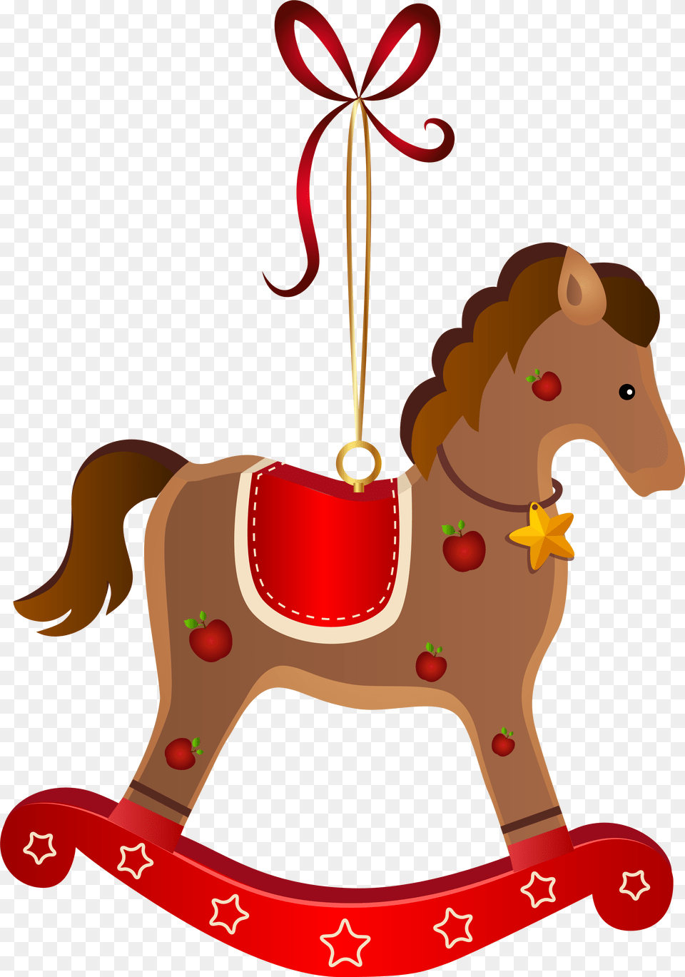 Horse Clipart For Kids Christmas Rocking Horse Clipart, Smoke Pipe Free Png Download
