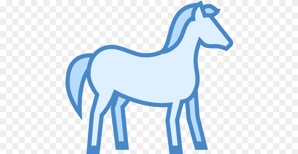 Horse Clipart Image Blue Horse Background, Animal, Colt Horse, Mammal, Person Free Transparent Png