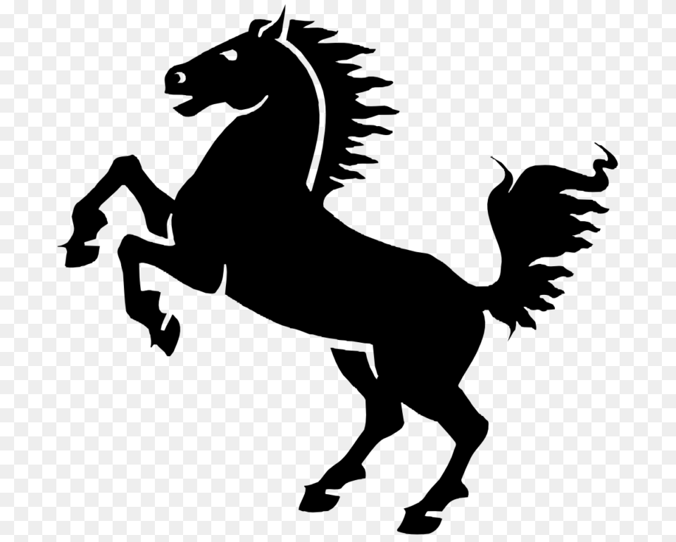 Horse Clipart Images Black And White Photos, Gray Png Image