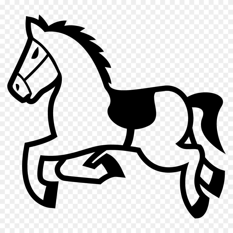 Horse Emoji Clipart, Animal, Mammal, Colt Horse, Ammunition Free Png