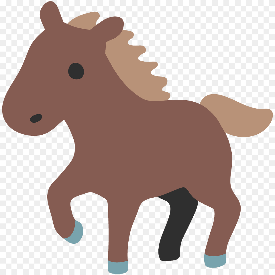 Horse Emoji Clipart, Animal, Colt Horse, Mammal, Pig Free Png