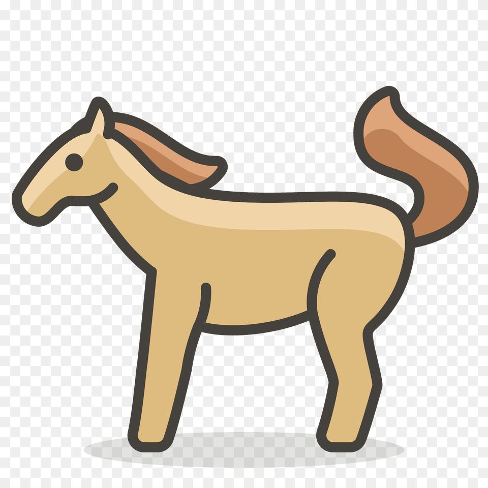 Horse Emoji Clipart, Figurine, Animal, Kangaroo, Mammal Png