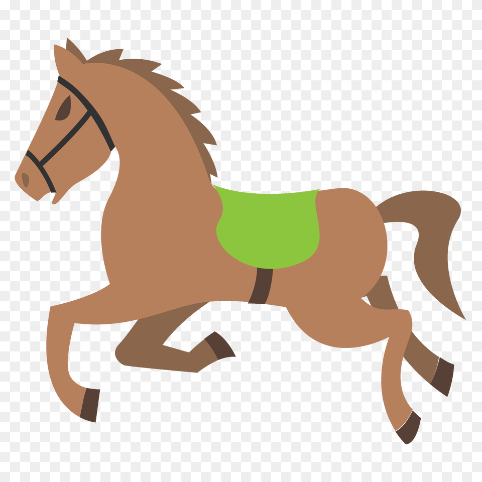 Horse Emoji Clipart, Animal, Mammal, Colt Horse Free Transparent Png