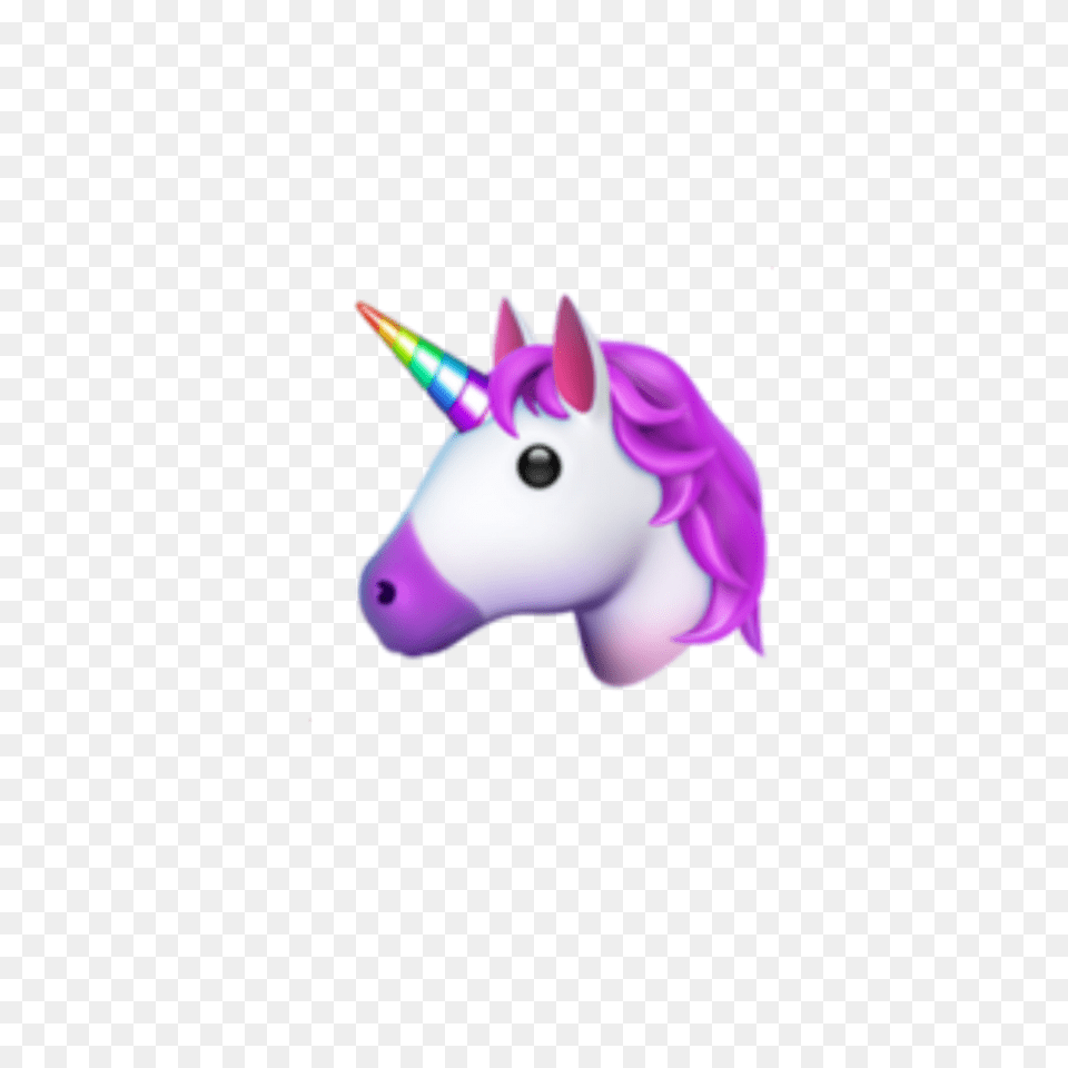 Horse Emoji Unicorn Unicornemoji Iphone Unicorn Emoji, Clothing, Hat, Purple, Toy Png Image