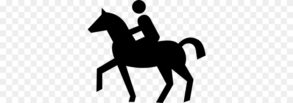 Horse Equestrian Drawing Computer Icons Trail, Gray Free Png Download